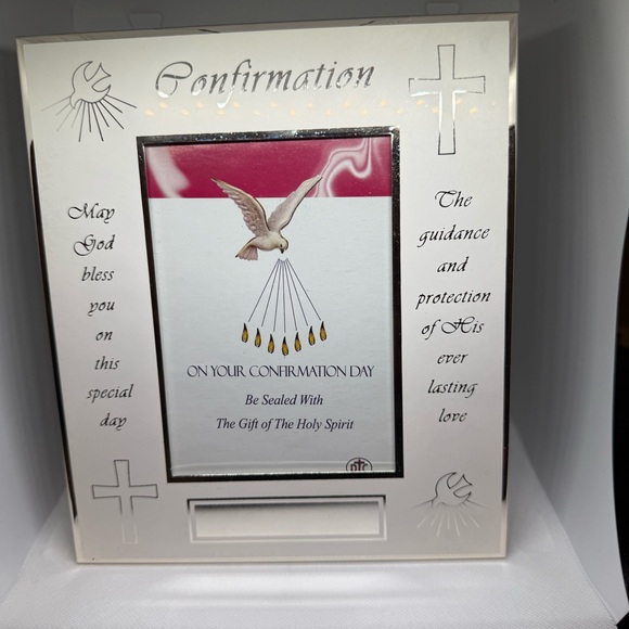 Silver Confirmation Photo Frame - Picture 2 of 8